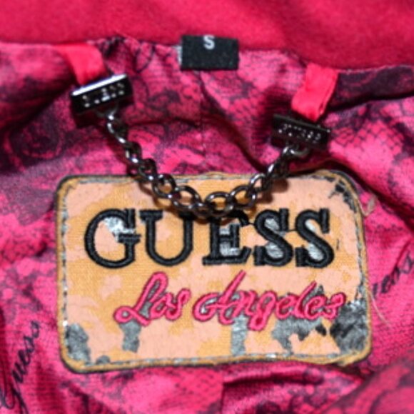 GUESS Los Angeles Wool Blend Jacket – Pink - Double-Breasted - Small - Picture 5 of 6